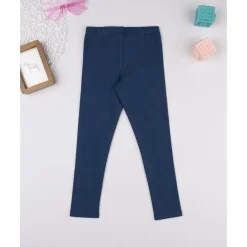 Sale Legging felpado azul con bordado floral para niña Niña 2-10 Años·Leggings Y Faldas|Niña·Niña 2-10 Años