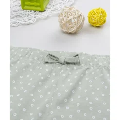 Legging niña verde con flores*Prenatal Sale