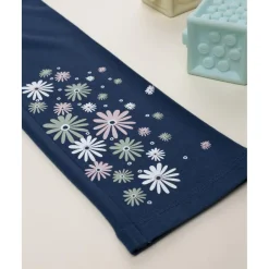 Sale Leggings azul niña con flores Niña·Niña 2-10 Años|Niña 2-10 Años·Leggings Y Faldas