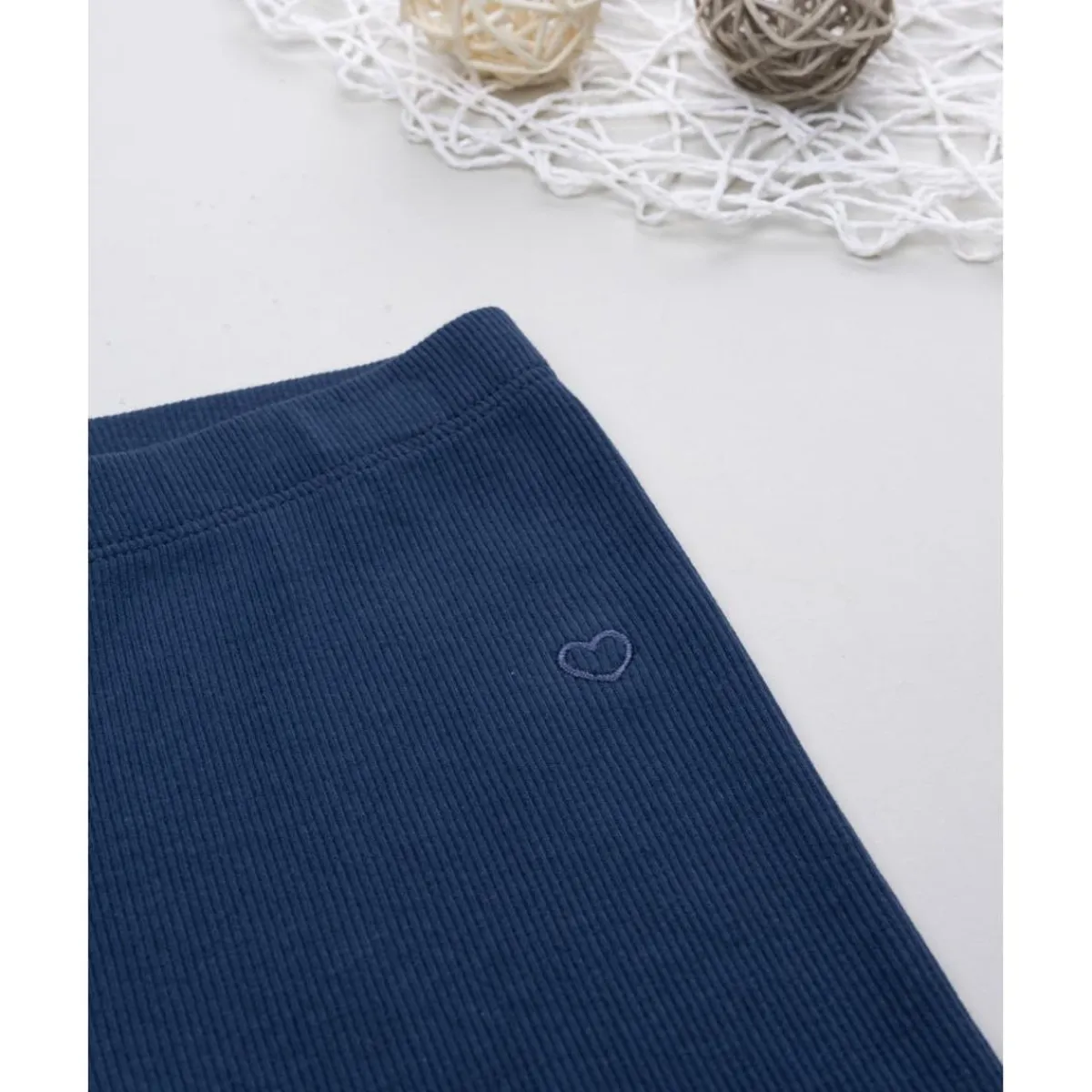 Leggings niña azul con corazón*Prenatal New