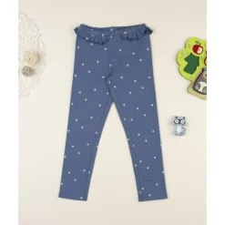 Hot Leggings niña azules con topos Niña·Niña 2-10 Años|Niña 2-10 Años·Leggings Y Faldas