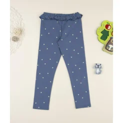 Hot Leggings niña azules con topos Niña·Niña 2-10 Años|Niña 2-10 Años·Leggings Y Faldas