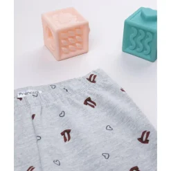 Online Leggings niña grises con corazones y lazos Niña·Bebé Niña 3-36 Meses|Bebé Niña 3-36 Meses·Leggings Y Faldas