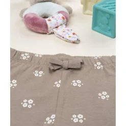 Leggings niña marrones con flores*Prenatal Clearance