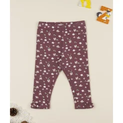 Sale Leggings niña rosa antiguo con estampado floral Niña·Bebé Niña 3-36 Meses|Bebé Niña 3-36 Meses·Leggings Y Faldas
