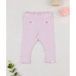 Leggings niña rosa estampado*Prenatal