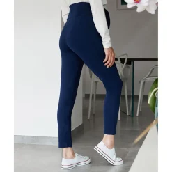 Clearance Leggings premamá en tejido french terry azul oscuro Moda·Pantalones, Faldas Y Leggins|Premamá·Moda