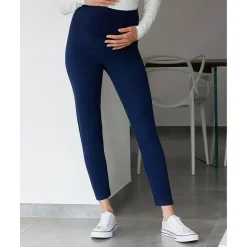 Clearance Leggings premamá en tejido french terry azul oscuro Moda·Pantalones, Faldas Y Leggins|Premamá·Moda