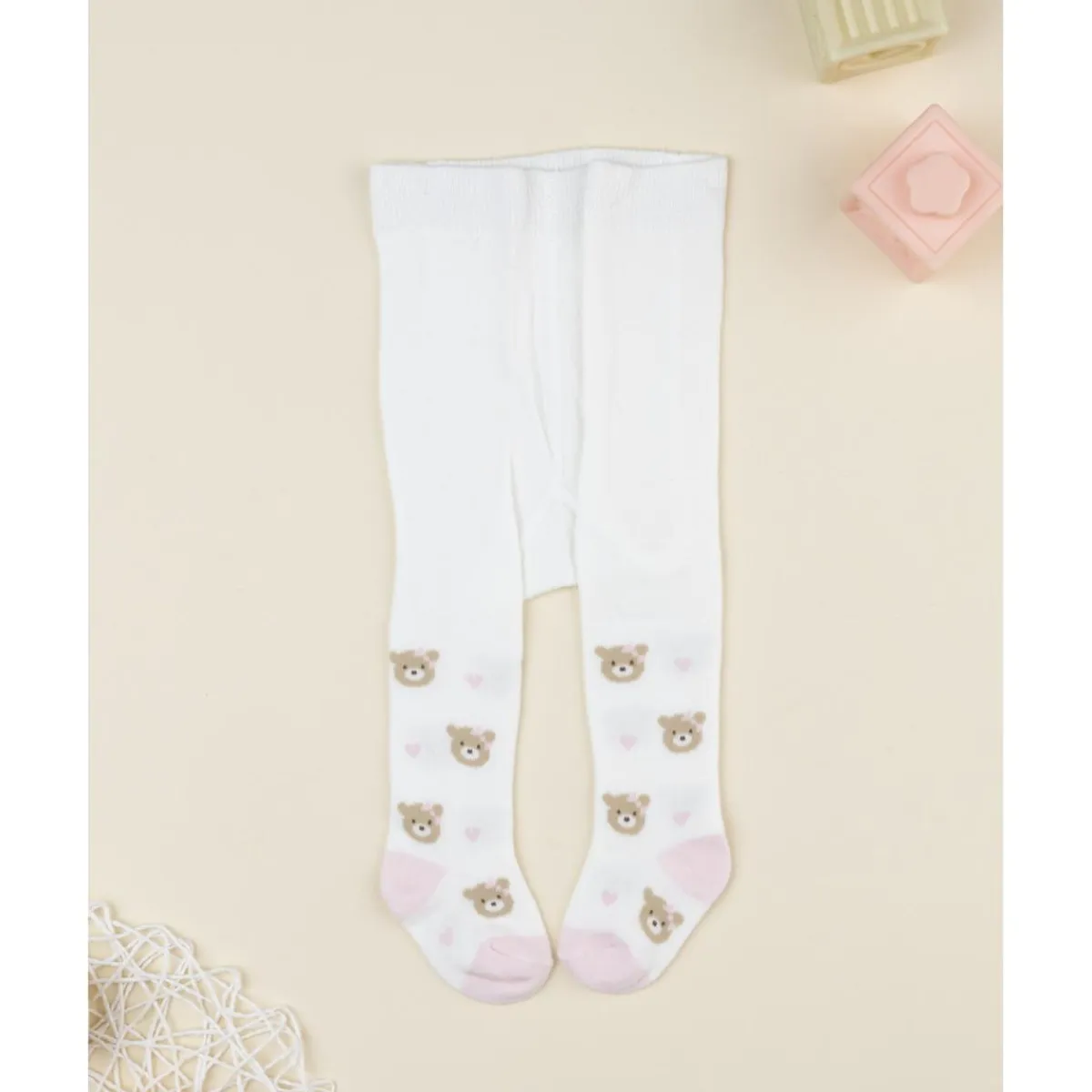 Leotardo niña – ositos bordados all over*Prenatal Hot