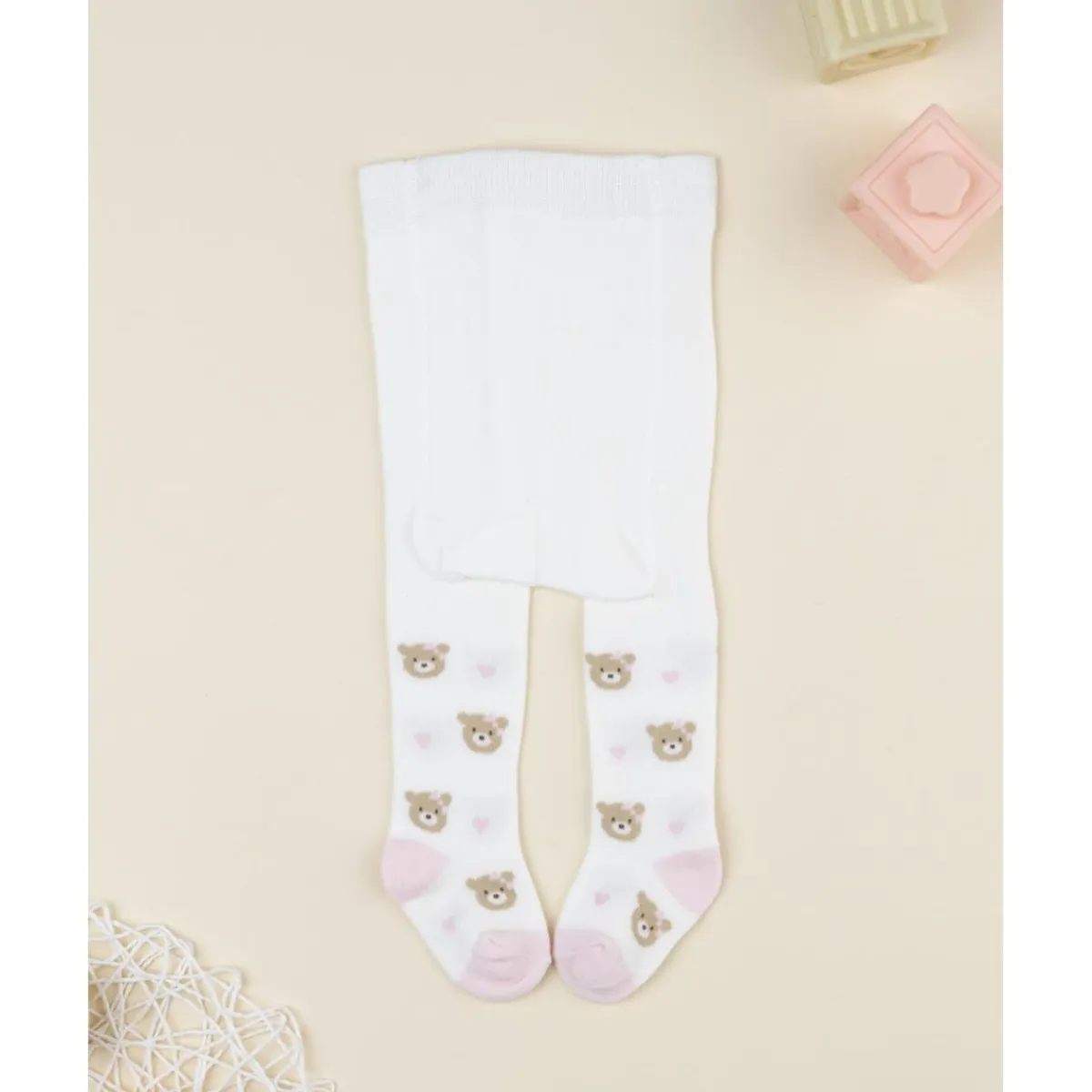 Leotardo niña – ositos bordados all over*Prenatal Hot