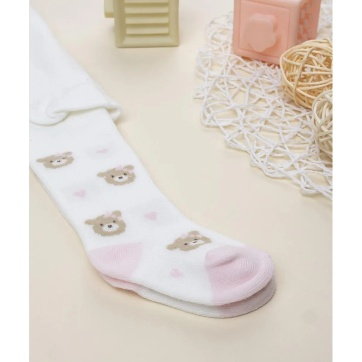 Leotardo niña – ositos bordados all over*Prenatal Hot