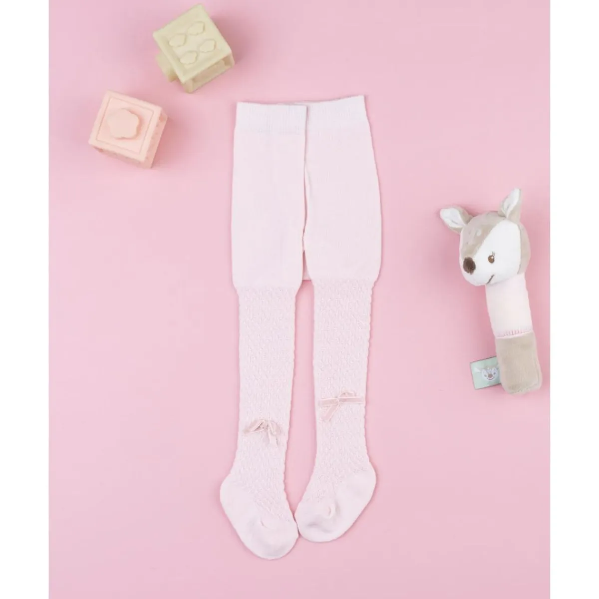 Online Leotardo rosa de recién nacida con lazo Ropa Y Accesorios·Zapatos Y Calcetines|Recién Nacido·Ropa Y Accesorios