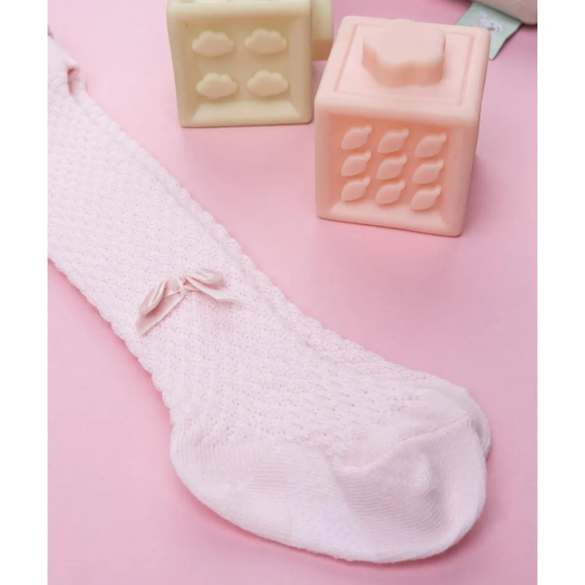 Online Leotardo rosa de recién nacida con lazo Ropa Y Accesorios·Zapatos Y Calcetines|Recién Nacido·Ropa Y Accesorios