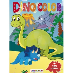 Libro infantil con actividades para colorear + 125 pegatinas interactivas (Varios modelos)*TOYS 