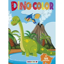 Libro infantil con actividades para colorear + 125 pegatinas interactivas (Varios modelos)*TOYS 
