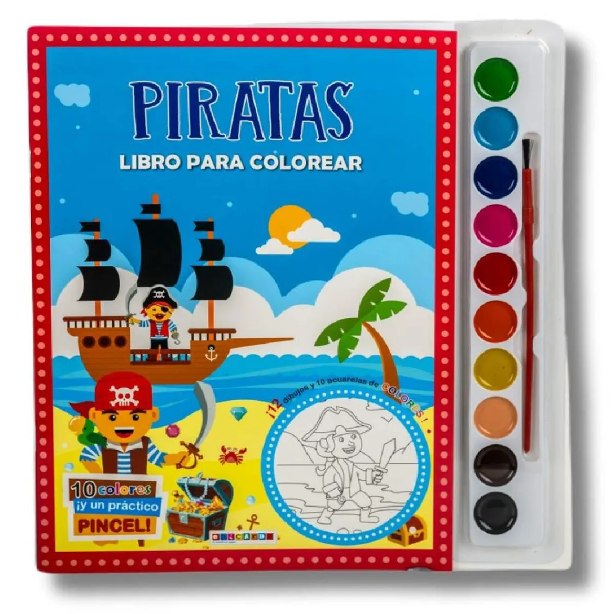Libro para colorear con acuarelas (varios modelos)*TOYS "R" US Discount