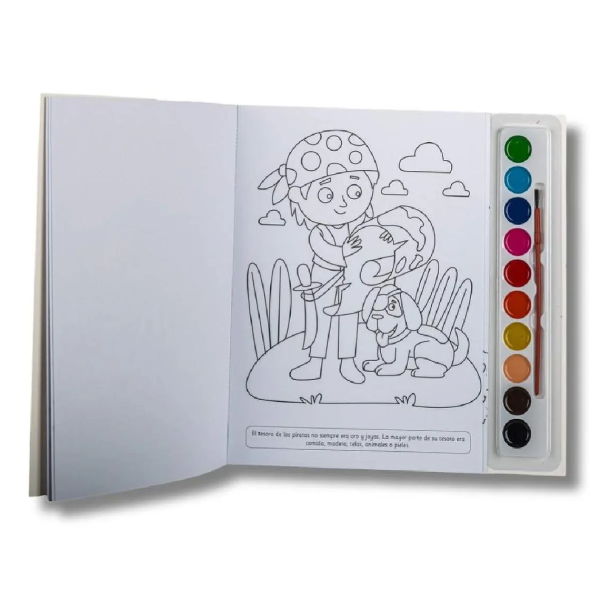 Libro para colorear con acuarelas (varios modelos)*TOYS "R" US Discount