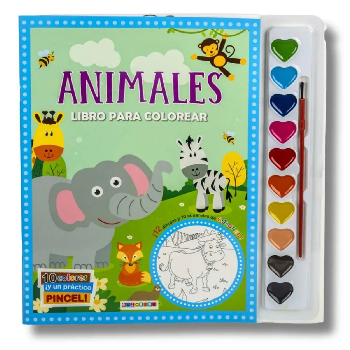 Libro para colorear con acuarelas (varios modelos)*TOYS "R" US Discount