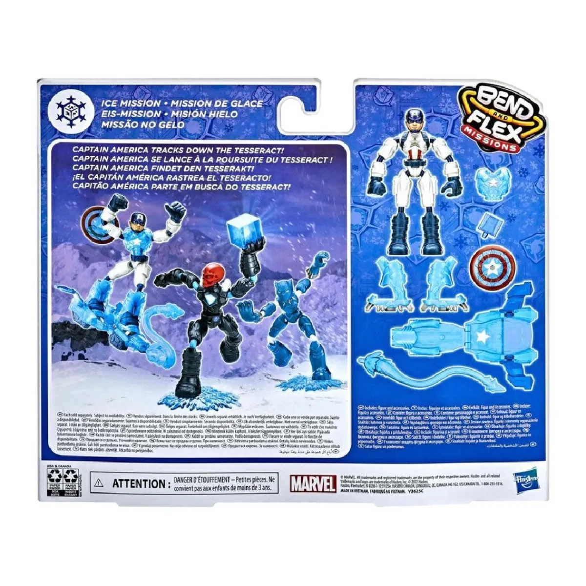 Los Vengadores - Capitan America - Figura Bend and Flex*HASBRO EU TRADING Outlet