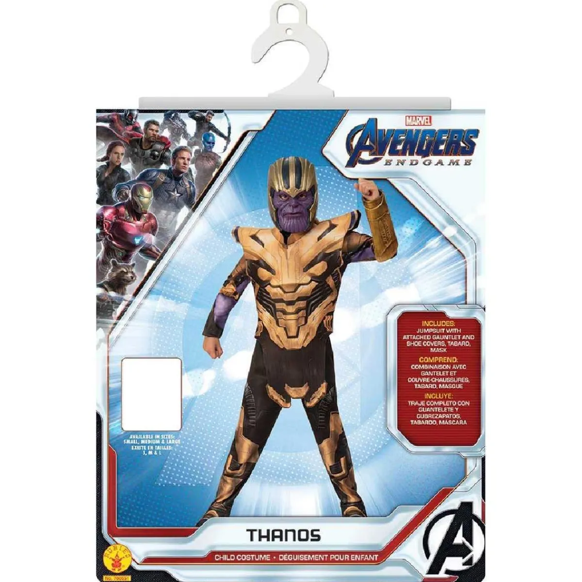 Hot Los Vengadores - Disfraz Infantil Thanos Endgame 3-4 años Disfraces|Halloween