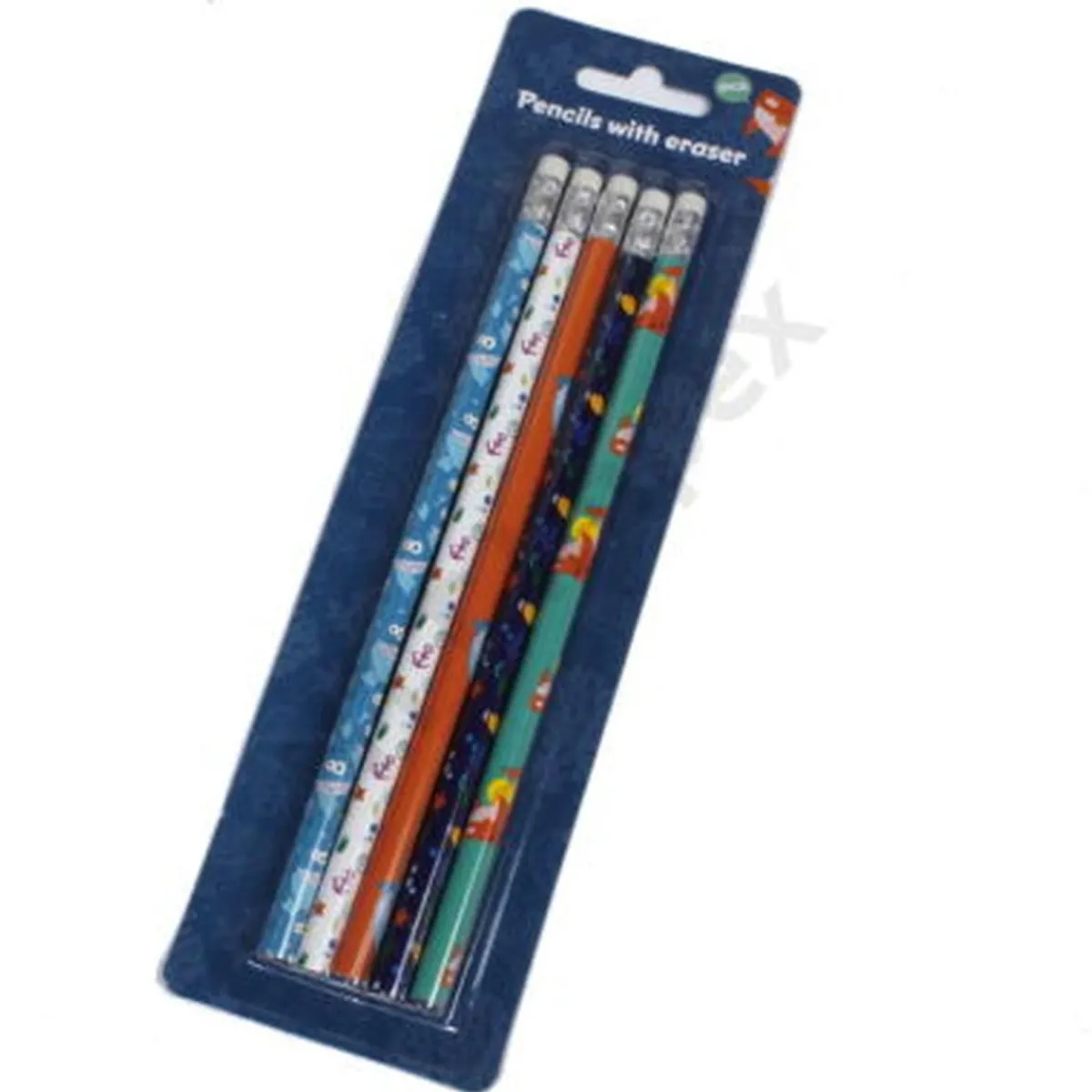 Sale Lápiz con borrador azul Material Escolar