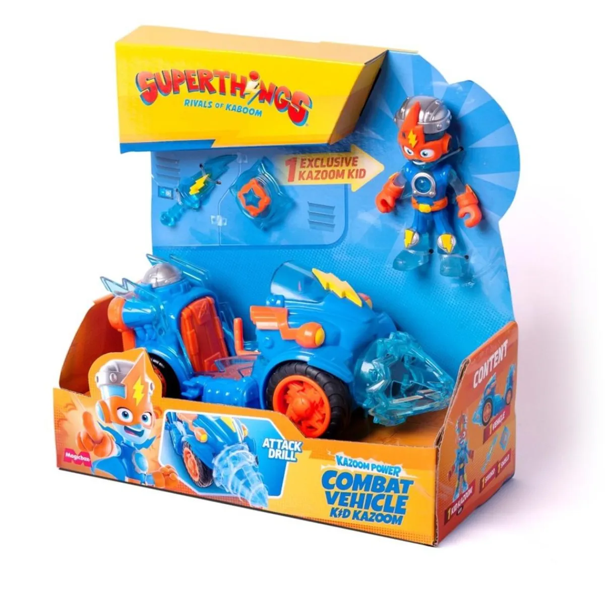 Magic Box - Superthings - Vehículo combate Kid Kazoom*SUPER THINGS Sale