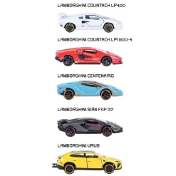 New - Lamborgini - 5 Coches Vehículos Y Circuitos