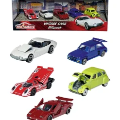 Discount Majorette - Pack de 5 coches vintage coleccionables, modelos y colores surtidos ㅤ Vehículos Y Circuitos