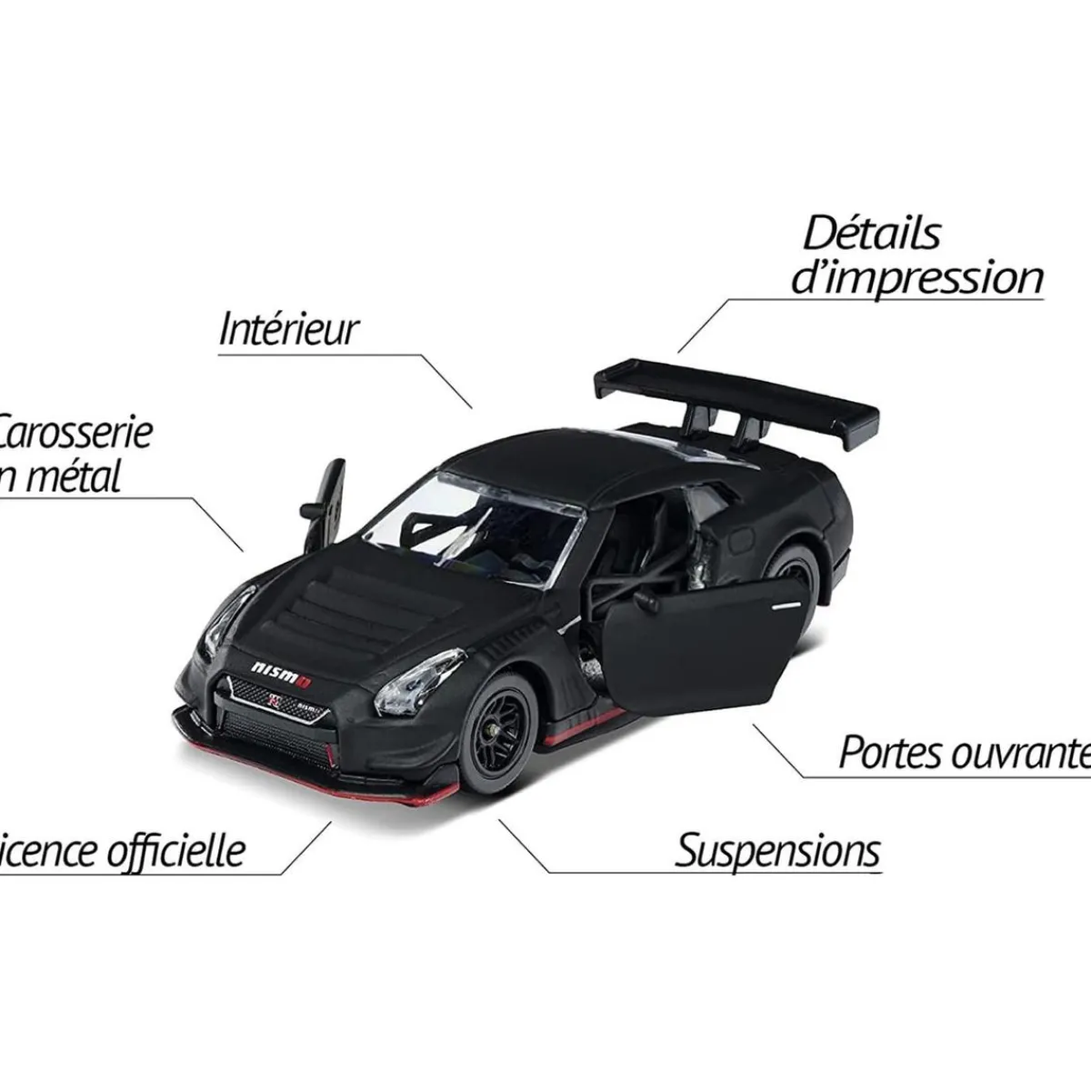 Discount Majorette - Set de 5 coches de juguete negros con ruedas giratorias ㅤ Vehículos Y Circuitos