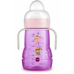 - Biberón transición Trainer 220ml rosa Preparación Comida Y Accesorios·Tazas Y Vasos