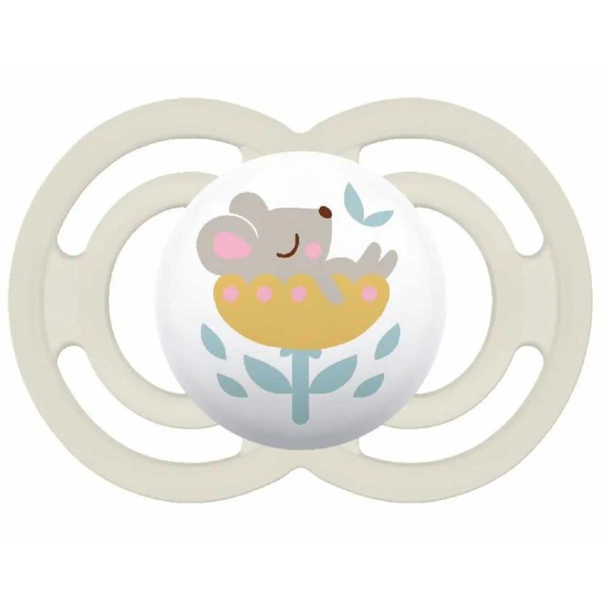 - Chupete Perfect silicona mate + 16 meses neutro*MAM Outlet