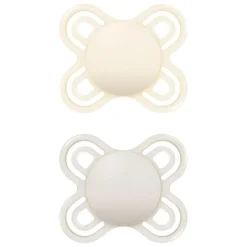 - Pack 2 chupetes Perfect Start silicona mate 0-2 meses neutro*MAM Discount