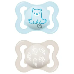 New - Pack 2 chupetes Supreme silicona mate 2-6 meses azul Biberones Y Chupetes·Chupetes