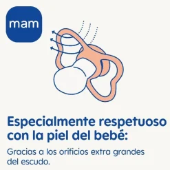 - Pack 2 chupetes Supreme silicona mate 2-6 meses neutro*MAM Discount