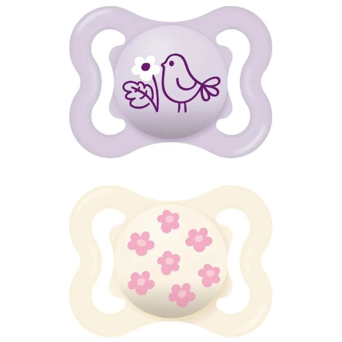 Sale - Pack 2 chupetes Supreme Night silicona brillante 2-6 meses rosa Biberones Y Chupetes·Chupetes