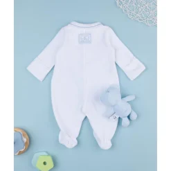 Online Mameluco de bebé blanco con osito de regalo Recién Nacido·Ropa Y Accesorios|Ropa Y Accesorios·Peleles