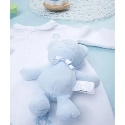 Online Mameluco de bebé blanco con osito de regalo Recién Nacido·Ropa Y Accesorios|Ropa Y Accesorios·Peleles