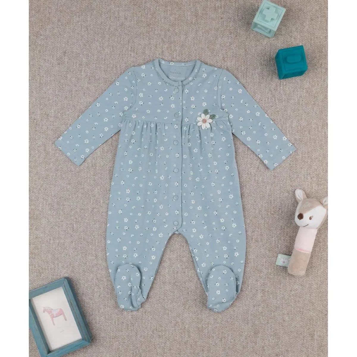 Hot Mameluco verde margaritas para niña Recién Nacido·Ropa Y Accesorios|Ropa Y Accesorios·Peleles