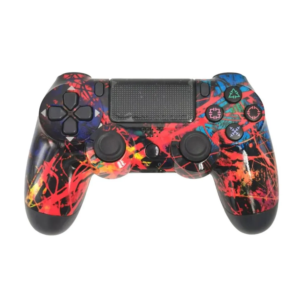 Online Mando Bluetooth inalámbrico para PS4 negro Videojuegos