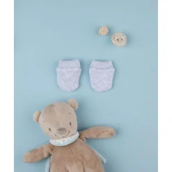 New Manoplas de felpa grises para recién nacido Primeras Salidas·Gorros, Viseras Y Manoplas|Recién Nacido·Primeras Salidas