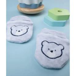 New Manoplas de felpa grises para recién nacido Primeras Salidas·Gorros, Viseras Y Manoplas|Recién Nacido·Primeras Salidas