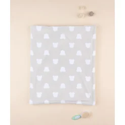 Manta de Cama de Forro Polar Unisex Gris*Prenatal Discount