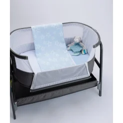 Online Manta de Cuna Azul con Estrellas Ropa De Cama·Sábanas Y Mantas|Recién Nacido·Ropa De Cama