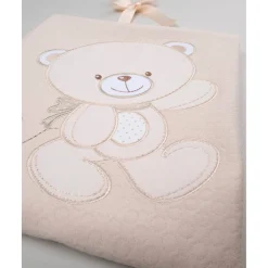 Outlet Manta de cuna con osito bordado Ropa De Cama·Sábanas Y Mantas|Recién Nacido·Ropa De Cama