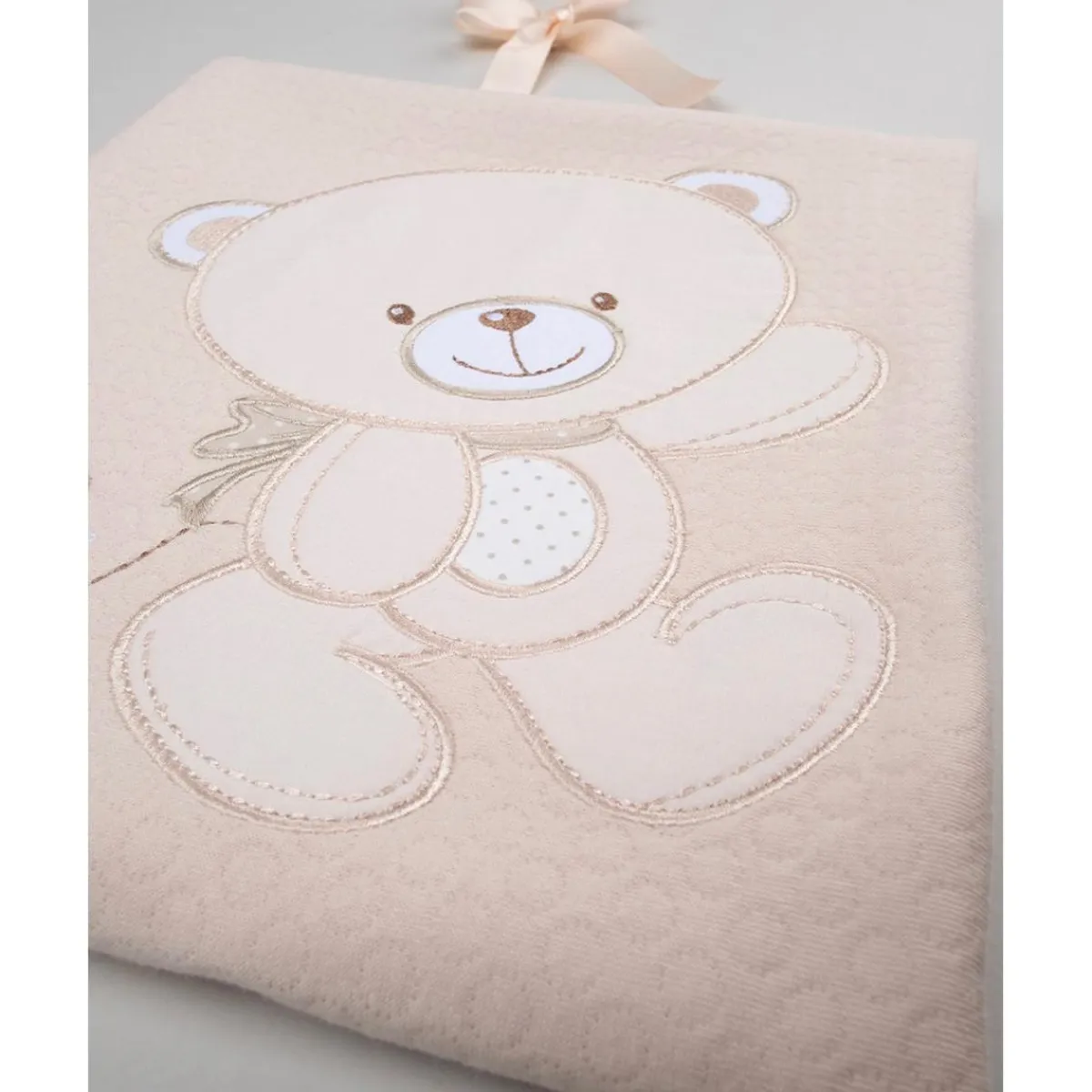 Outlet Manta de cuna con osito bordado Ropa De Cama·Sábanas Y Mantas|Recién Nacido·Ropa De Cama