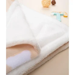 Sale Manta de Cuna de Forro Polar Unisex Beige Ropa De Cama·Sábanas Y Mantas|Recién Nacido·Ropa De Cama