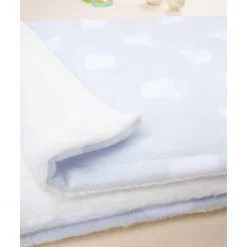 Manta de Cuna de Forro Polar Niño Azul*Prenatal Discount