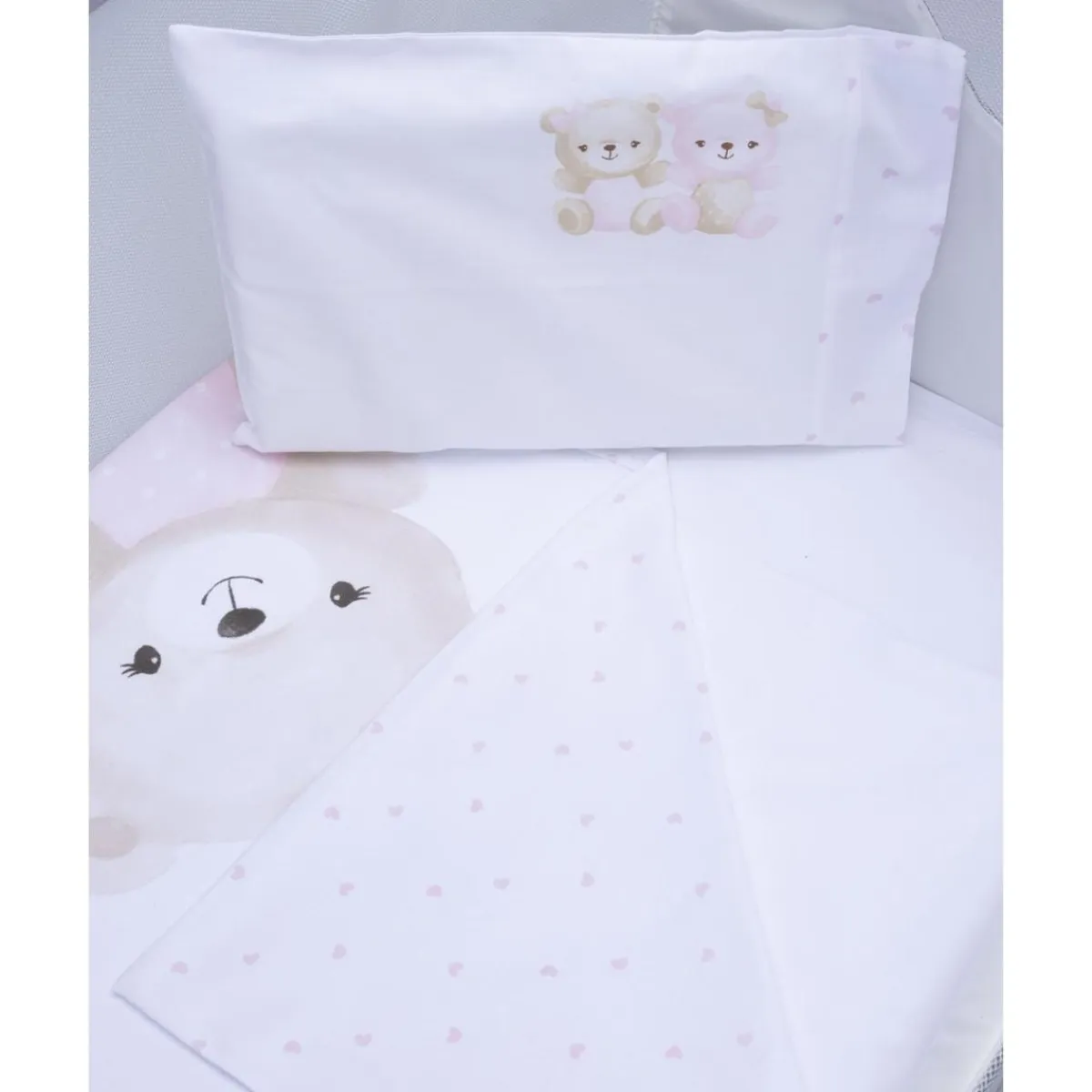 Hot Manta de Verano para Cuna con Ositos (Niña) Ropa De Cama·Sábanas Y Mantas|Recién Nacido·Ropa De Cama