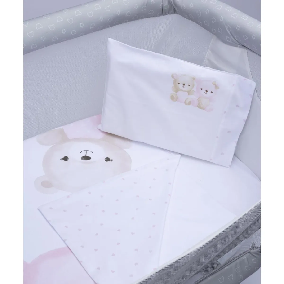 Hot Manta de Verano para Cuna con Ositos (Niña) Ropa De Cama·Sábanas Y Mantas|Recién Nacido·Ropa De Cama