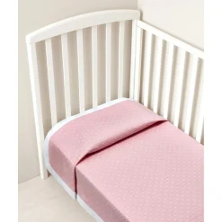 Hot Manta de verano rosa con borde blanco Ropa De Cama·Sábanas Y Mantas|Recién Nacido·Ropa De Cama